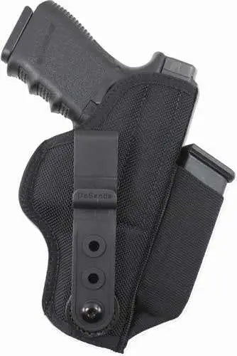 DeSantis RH Black Nylon Tuck This II Holster 1911 5" BBL