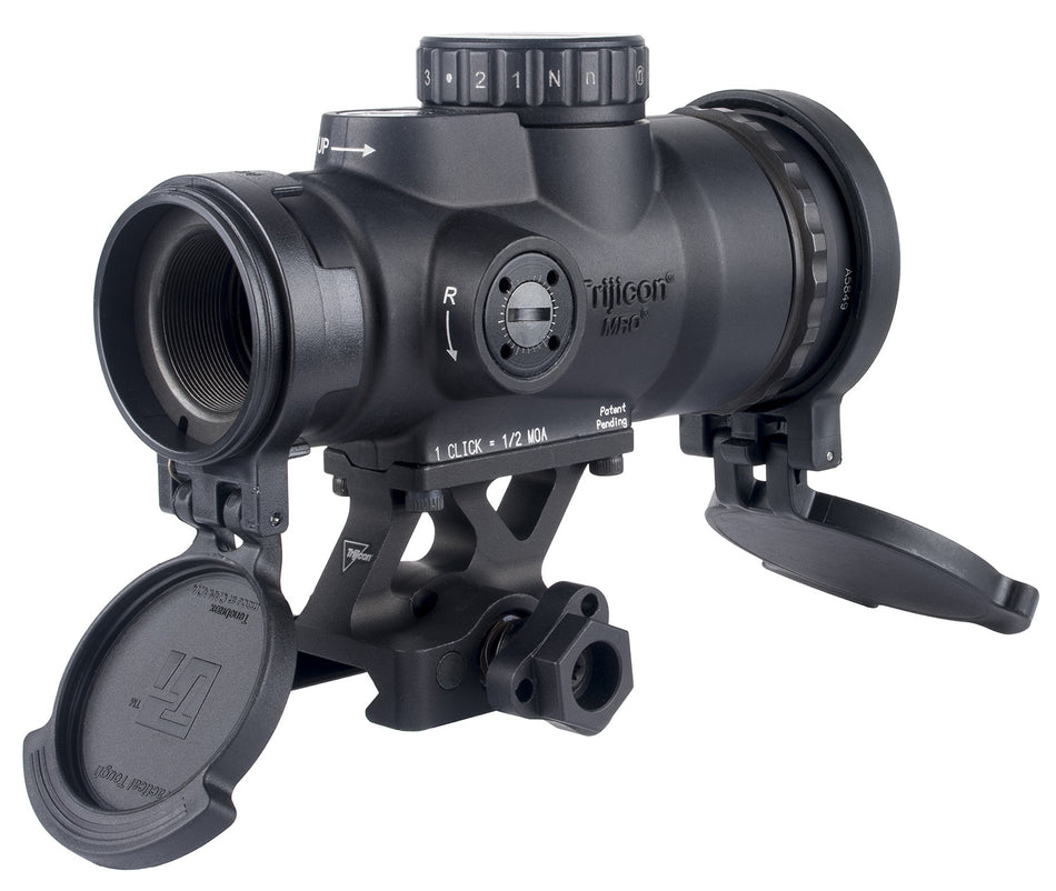 Trijicon MRO HD Patrol 2200108 Matte Black 1x Multi Reticle 2 MOA Green Dot Sight