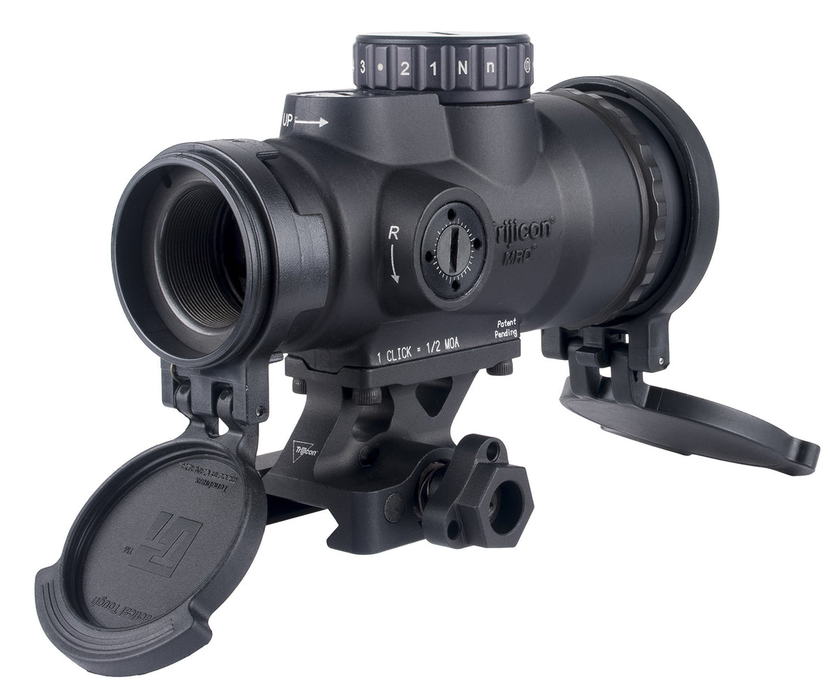 Trijicon MRO HD Patrol 2200109 Matte Black 1x Multi Reticle Red Dot Reflex Sight Full Cowitness Q-LOC Mount