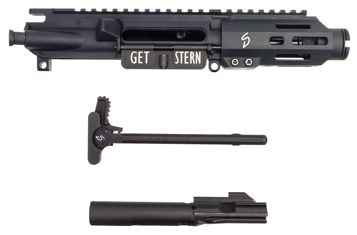 Stern Defense MOD4 9mm AR-15 Upper 4-Inch Barrel MLOK Rail Black