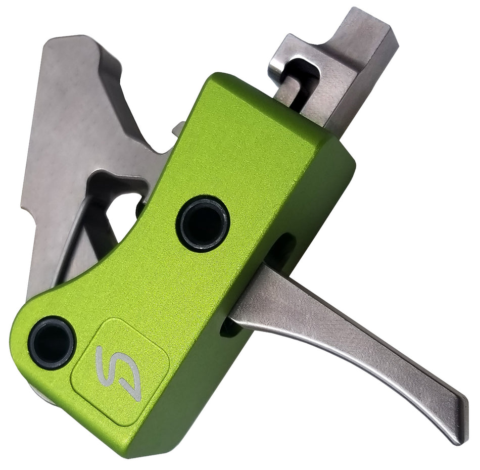 Stern Defense H2S AR10/AR15 Drop-In Nickel Boron Trigger Assembly Green Finish