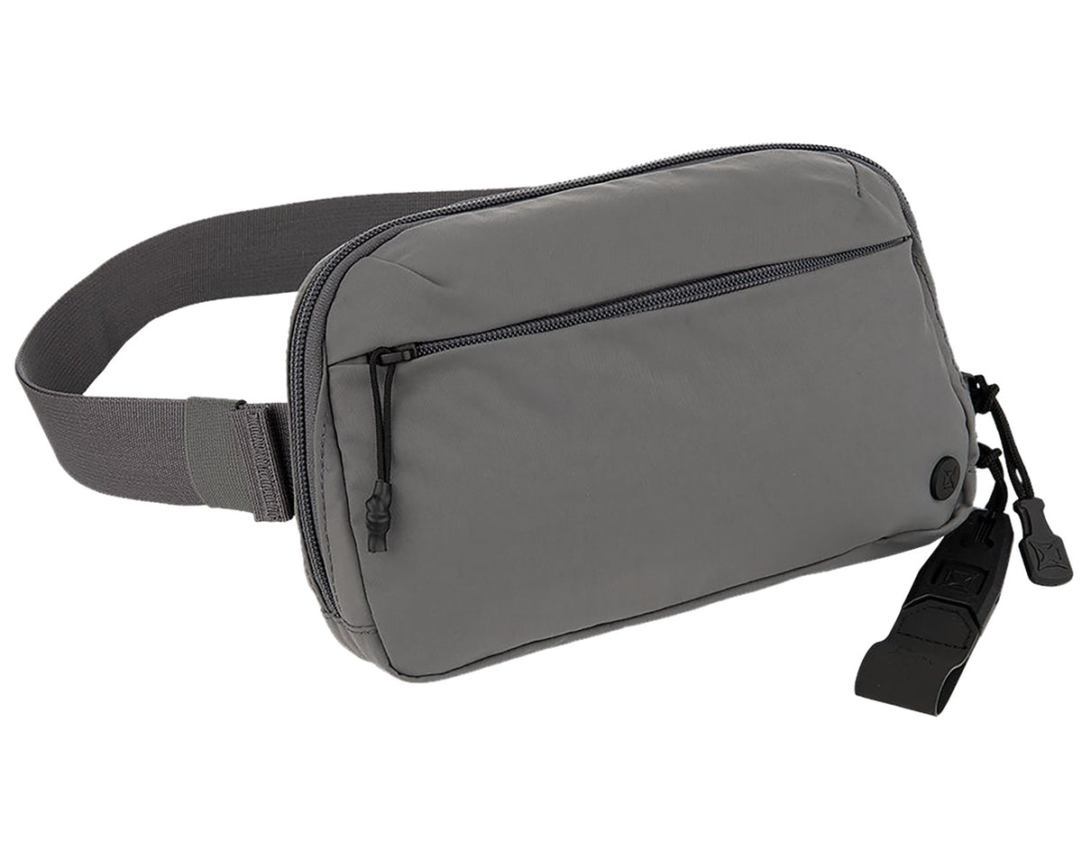 Vertx VTX5264WGY Everyday Fanny Pack 2.0 Gray Nylon Modular Holster Retention Zipper/Velcro