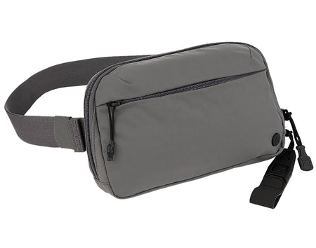 Vertx VTX5264WGY Everyday Fanny Pack 2.0 Gray Nylon Modular Holster Retention Zipper/Velcro