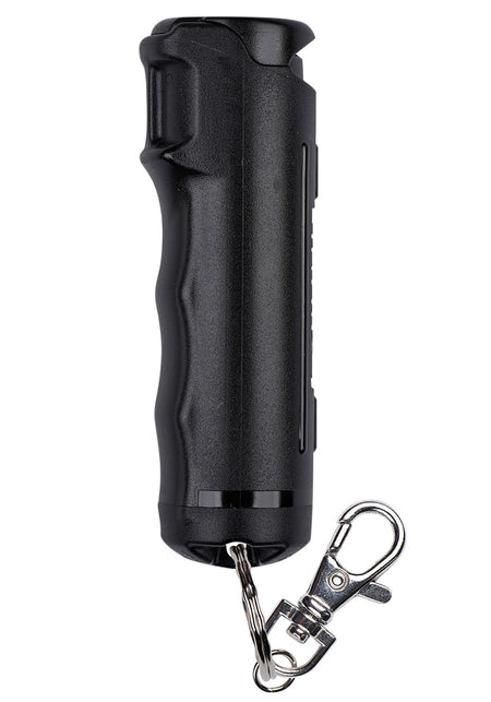 Sabre F15BUSG02 Flip Top Black Pepper Spray Snap Clip for Easy Carry