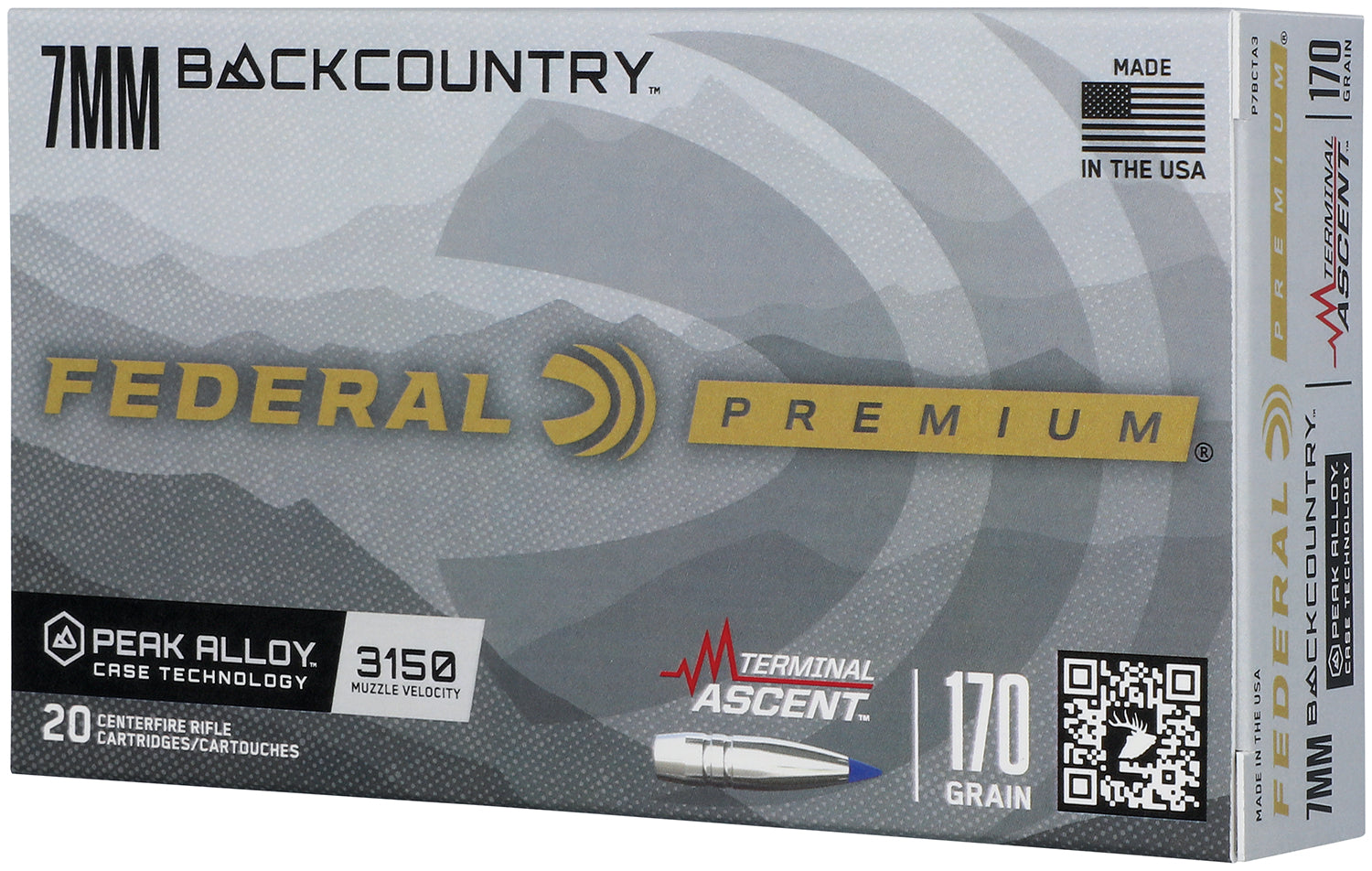 Federal Backcountry 7mm Backcountry 170 grain Polymer Tip ammunition
