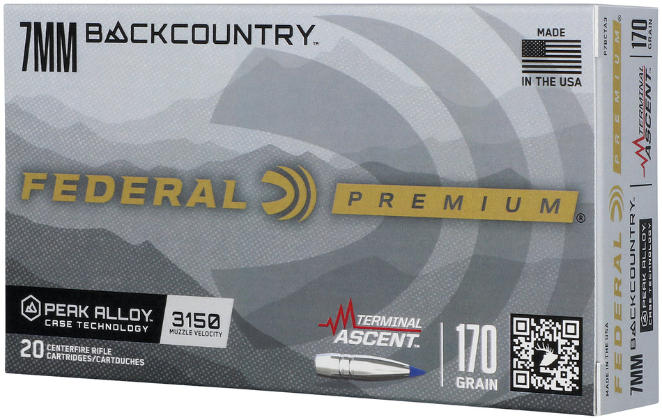 Federal Backcountry 7mm Backcountry 170 grain Polymer Tip ammunition