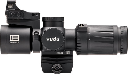 Eotech Vudu Matte Black 3-9x32mm Scope Package with Illuminated HC1 MOA Reticle EFLX and Ring Mount