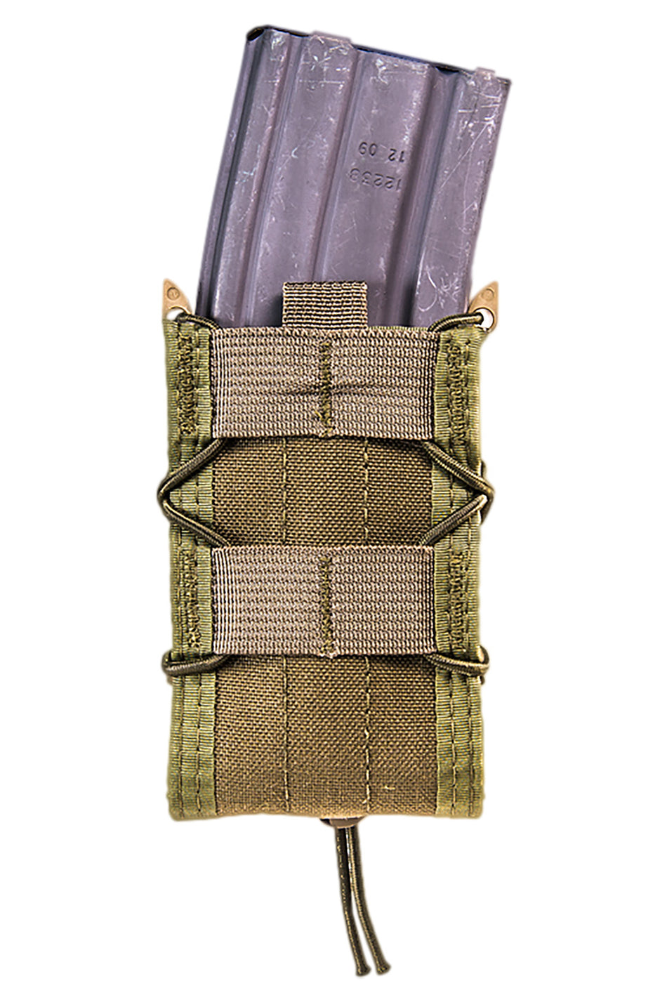 High Speed Gear 11TA00OD TACO OD Green MOLLE Mount Rifle Mag Holder