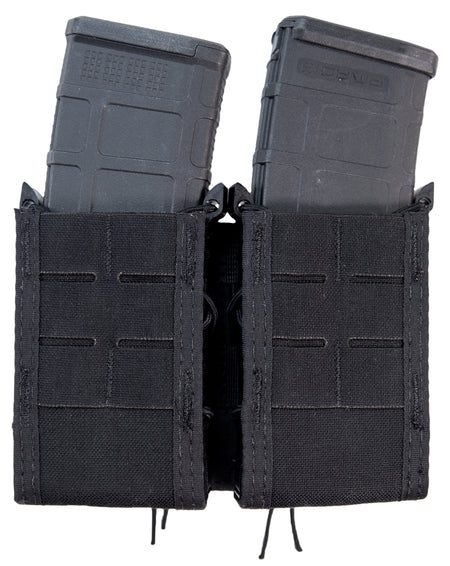 High Speed Gear 41TA02BK Double Duty TACO Dual Rifle Mag Pouch Black MOLLE Nylon