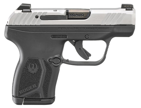 Ruger 13753 LCP Max Compact Frame 380 ACP 10+1 2.80" Black Stainless Steel Barrel, Serrated Stainless Steel Slide, Black Polymer Frame, Black Polymer Grip, Holster, Magazine & Magazine Loader