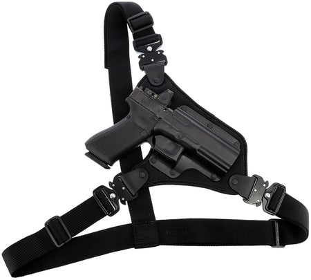Galco HR166B High Ready Black Nylon/Kydex Chest Holster Ruger .357 Blackhawk 5.50" Right Hand