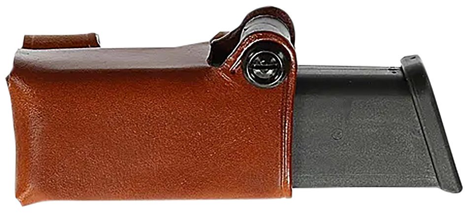 Galco HMC24 Horizontal Magazine Carrier Ambidextrous Tan Leather Glock 17