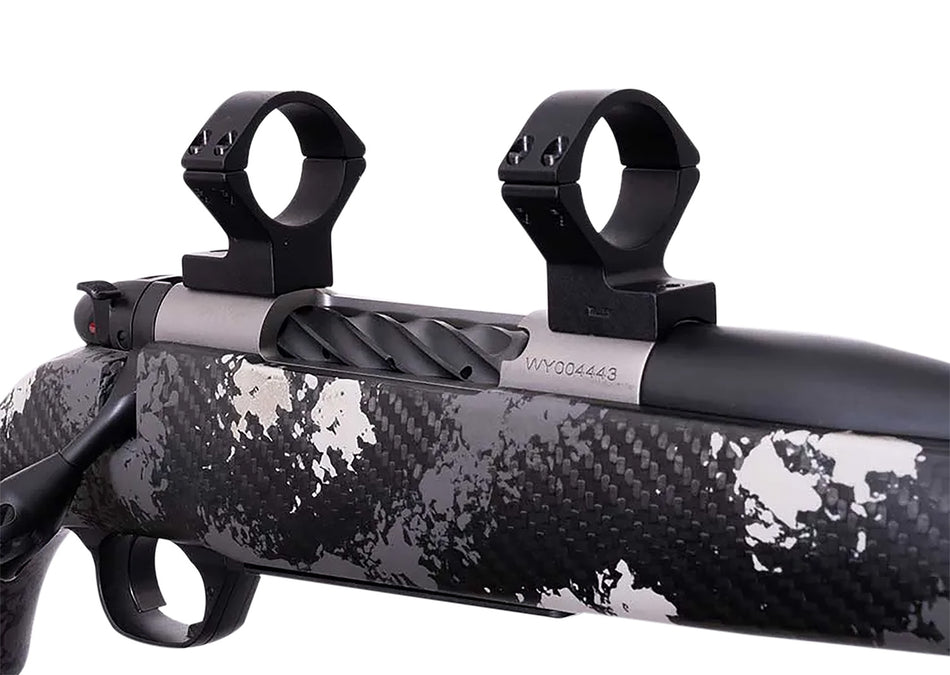 Weatherby W940705 Talley Billet Alloy Matte Black 1-Inch Tube Scope Ring Combo for Mark V 9-Lug Magnum Action