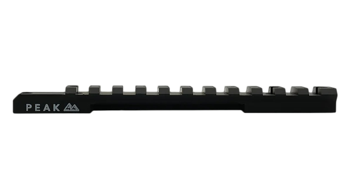 Weatherby J010002 Mark V 6-Lug Standard Action PEAK 44 Picatinny Rail Black Aluminum Scope Base