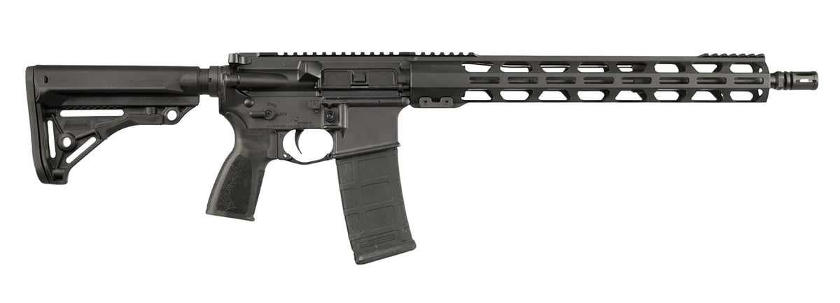ZRO Delta 223WYZU0007 ZULU2 223 Wylde 30+1 16" Black Nitride Barrel, Black Cerakote Aluminum Receiver w/Picatinny Rail, M-LOK Handguard, Adjustable Thril Black Polymer Stock, Black A2 Grip