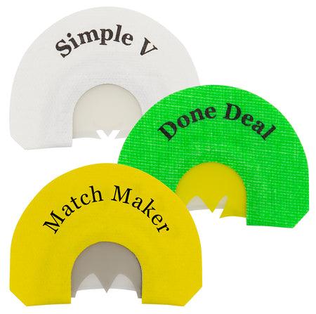 Rolling Thunder TC999-CLASSIC 3-Pack Classic Diaphragm Turkey Attractant Call