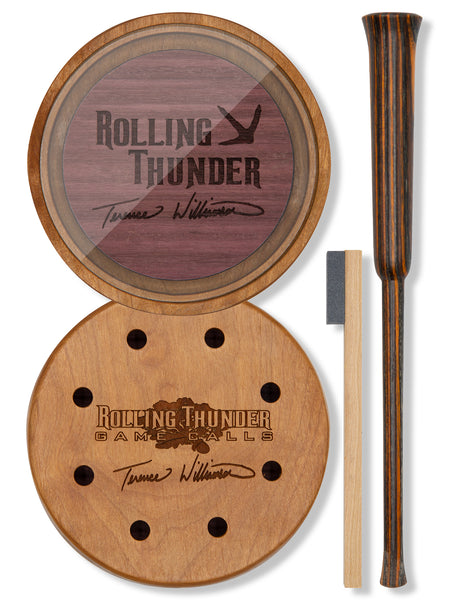 Rolling Thunder TCP-TW1 Williamson Signature Turkey Pot Call and Strikers
