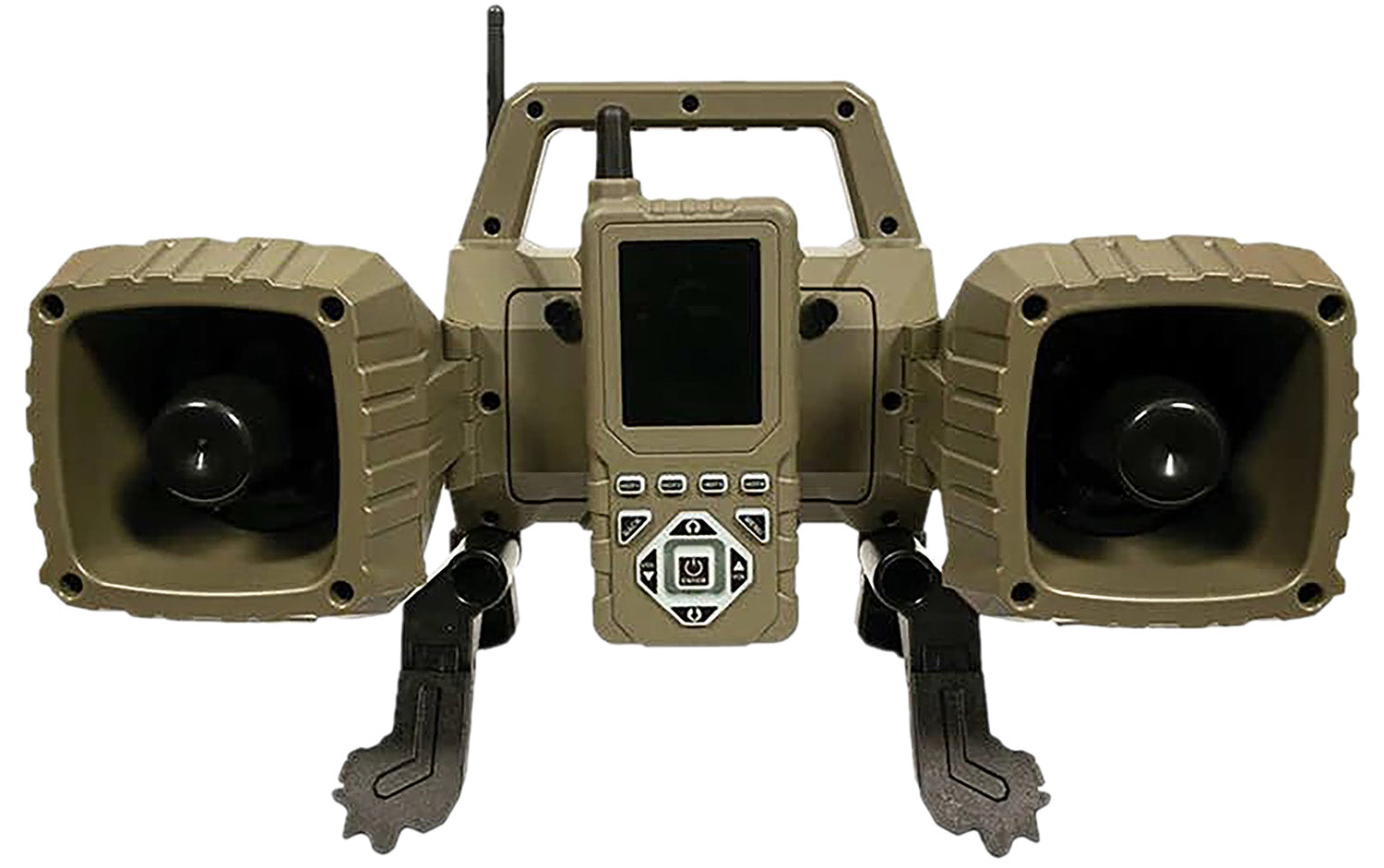 Primos Double Take Predator Electronic Caller - 100 Sounds, Backlit Remote, Tan