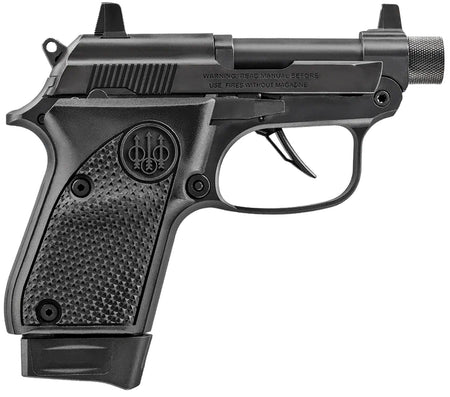 Beretta USA J20X22R8TB 20X Bobcat 22 LR 8+1 2.80" Black Steel Barrel, ELS/Serrated Steel Slide & Polymer Frame w/Beavertail, Helica Texture Grip