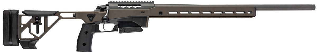 Tikka JRTXATM31224 T3x Ace Target 223 Rem 10+1 24" Threaded Barrel, Bronze Cerakote Picatinny Rail Receiver, M-LOK Handguard, Black Adjustable Stock, Black Polymer Grip