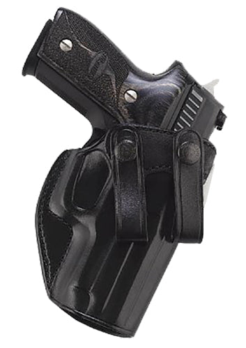 Galco SUM226B Summer Comfort IWB Black Leather Snap-On Belt Loop Glock 19 Gen1-5/19X/23 Gen2-5 Right Hand