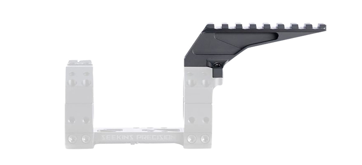 Seekins Precision X-Cap 45 Degree Offset Picatinny Side Rail Aluminum Black
