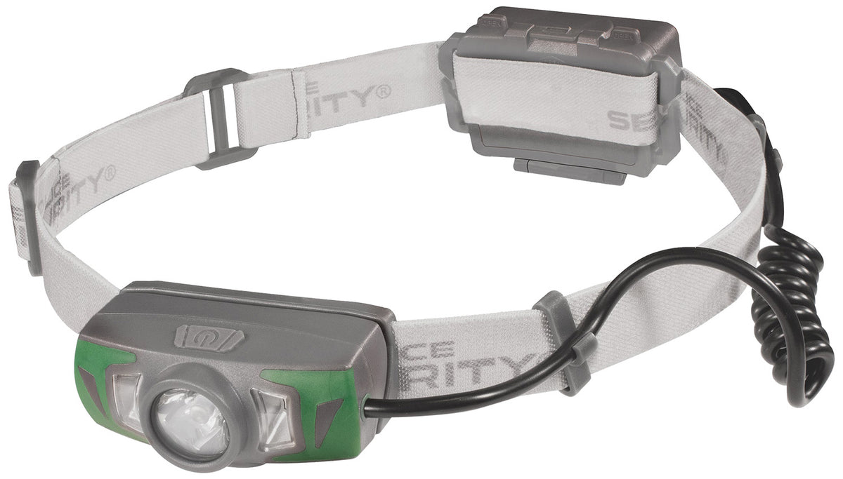 Police Security 97743 Gray 550 Lumen Twin Power LED Headlamp