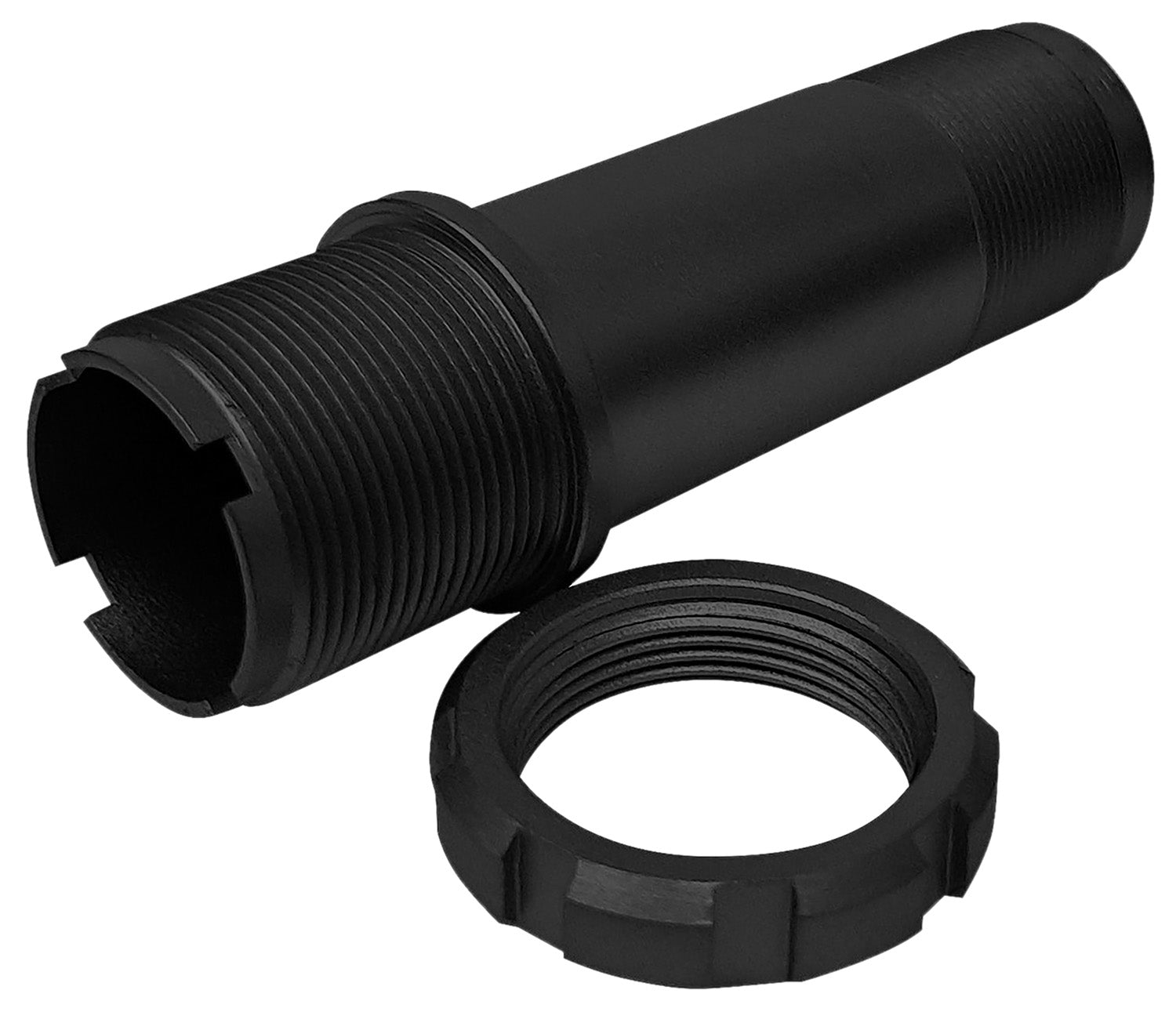 Yankee Hill 1255A VICTRA-12 Stainless Steel Shotgun Suppressor Mount Melonite QPQ Black Finish
