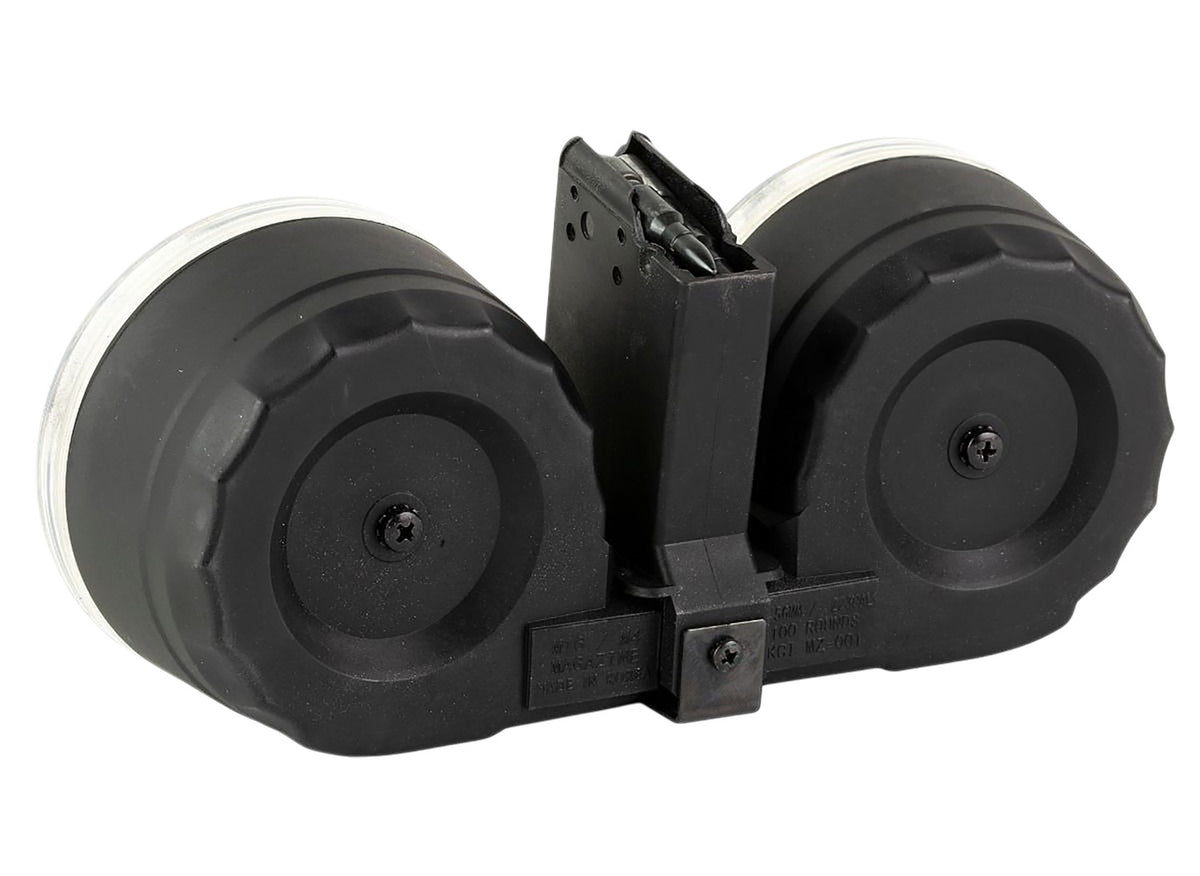 KCI USA KCIMZ067 5.56/.223 100-Round Drum Magazine Black