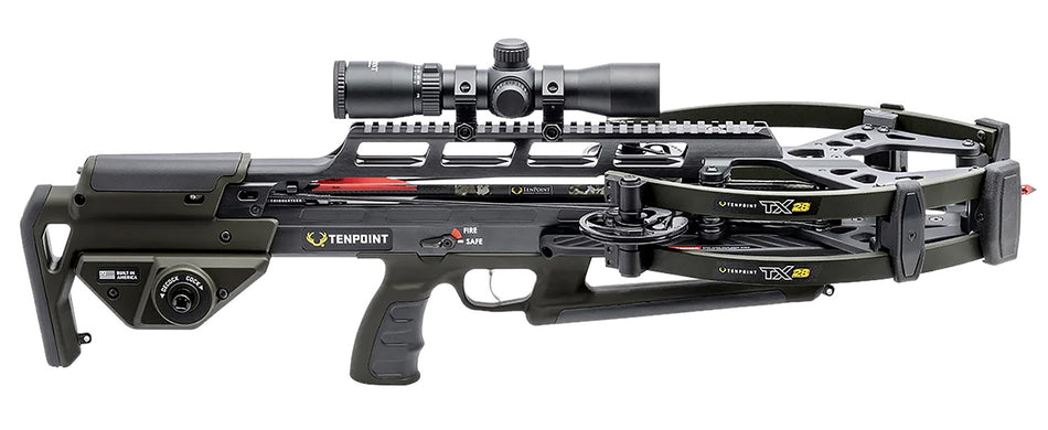 Tenpoint TX28 Crossbow Moss Green CB250041849 250lb Draw 28 Inch
