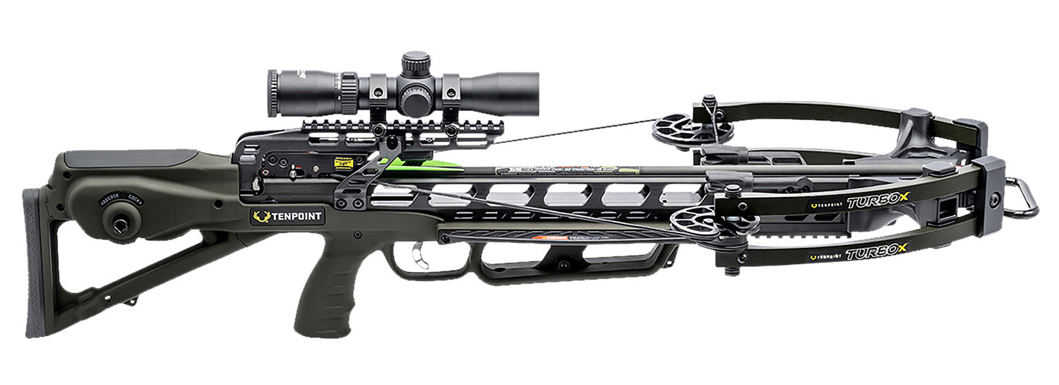 Tenpoint Turbox Crossbow Moss Green CB250201549 230lb Draw 33.25 Inch