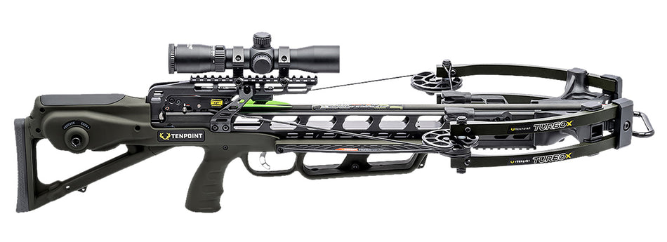 Tenpoint Turbox Crossbow Moss Green CB250201549 230lb Draw 33.25 Inch