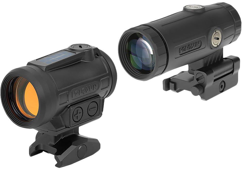 Holosun ARO Evo SPR Series 1x Red Dot Reticle Sight and HM3X Magnifier Package