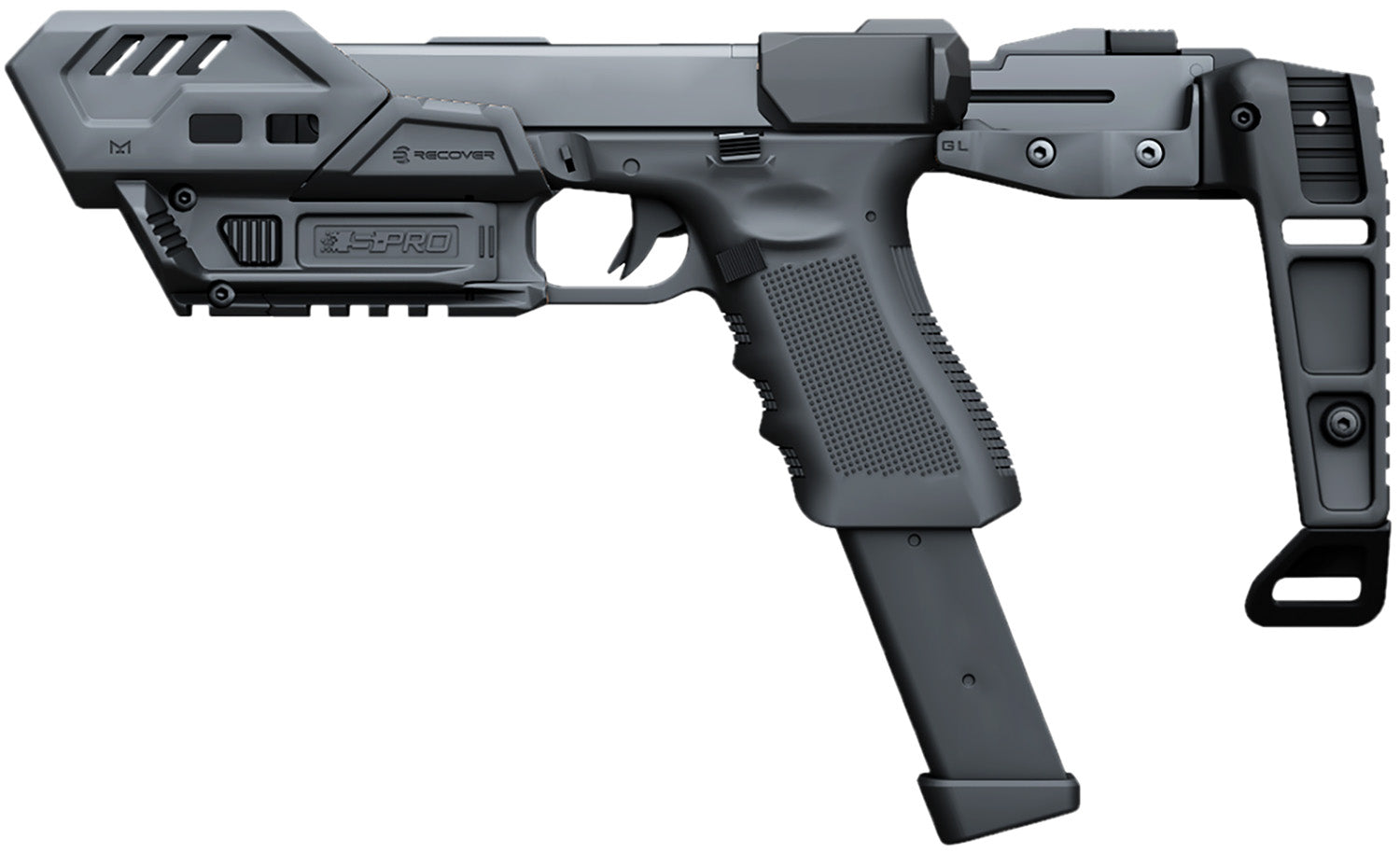Recover Tactical S-Pro MG Glock Pistol Conversion Kit Black SPROMGB01
