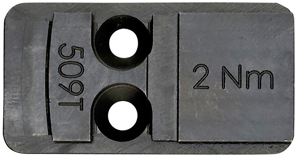 HK VP OR Mounting Plate Black Steel Compatible with Holosun 509T Footprint
