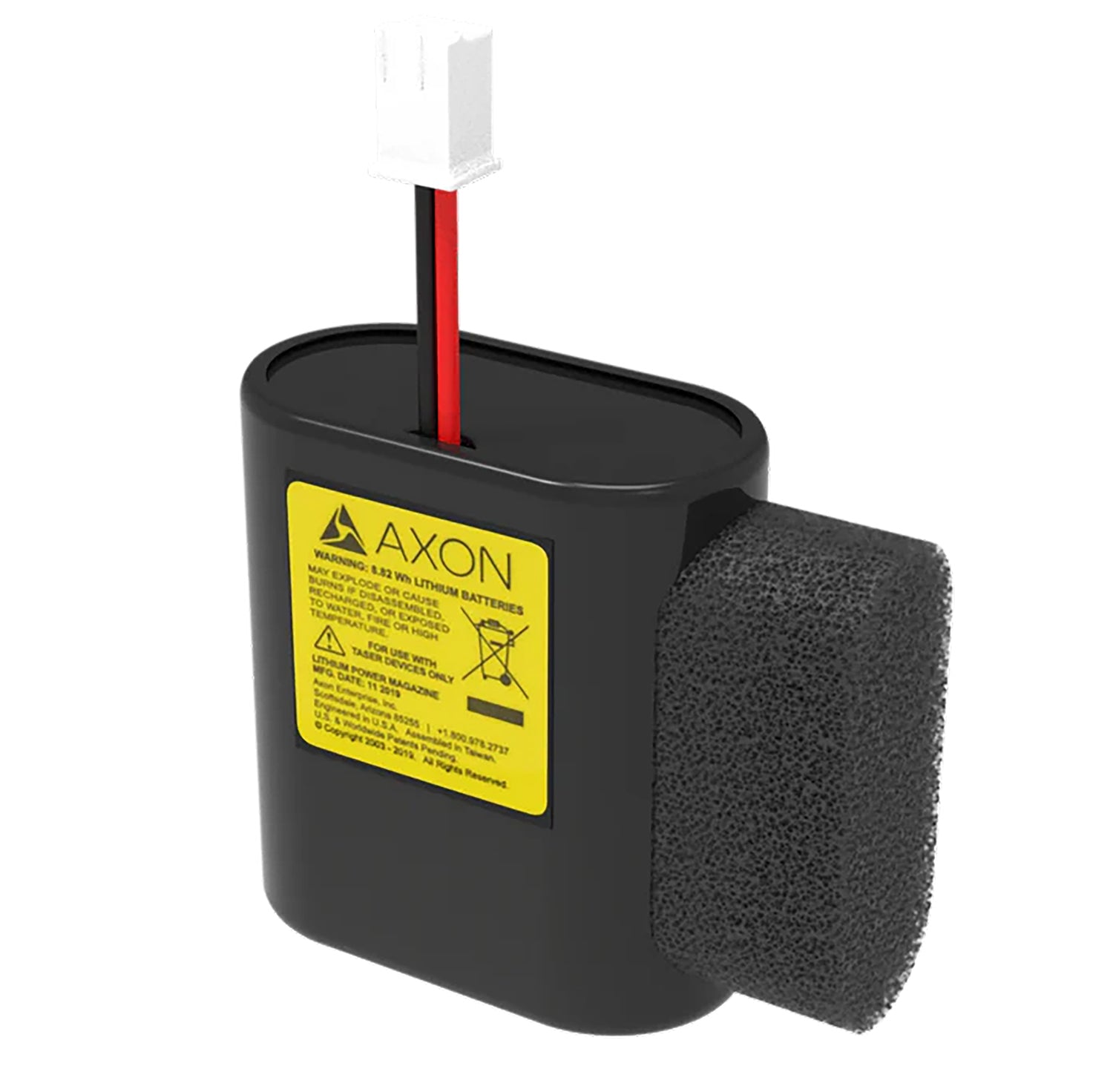 TASER AXON 101669 Battery Pack for Pulse and Pulse 2 Devices