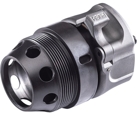SureFire Fast-Attach Hub 5.56mm 1 3/8"x24 Heat Treated 17-4 Stainless, Black Nitride Finish