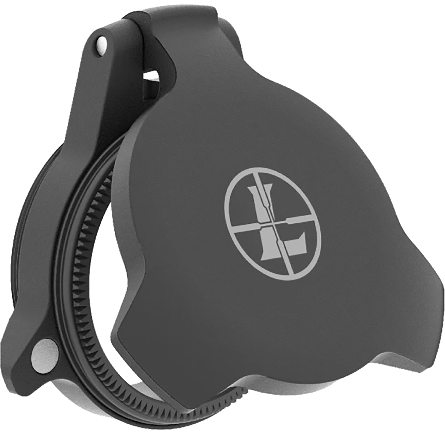 Leupold Alumina Flip-Open Lens Cover 24mm Objective Black Aluminum 114756