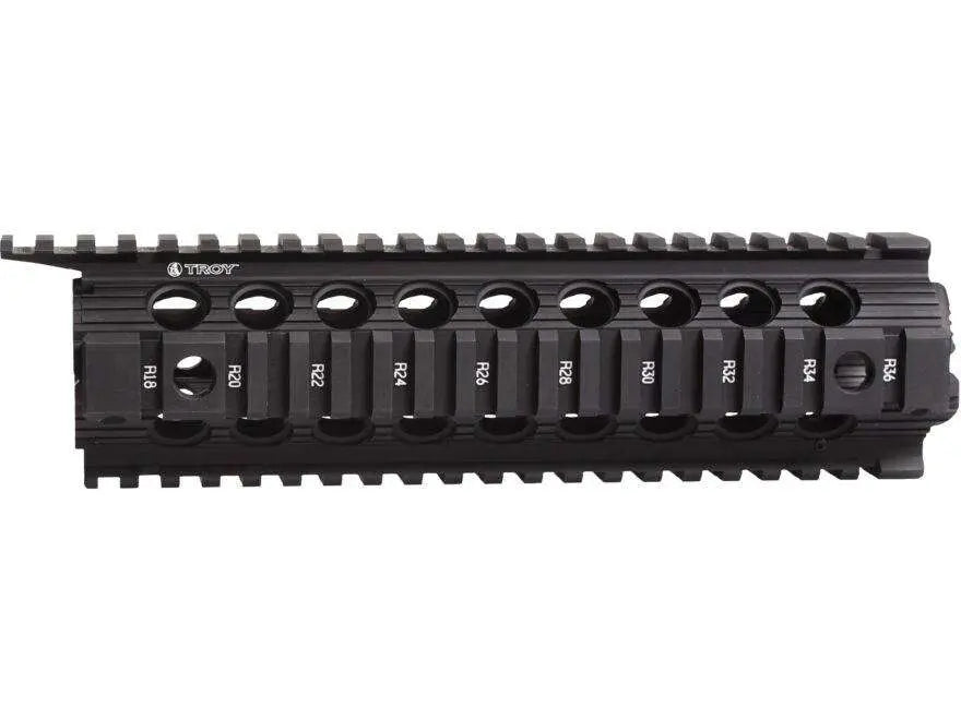 Troy Enhanced Drop-In BattleRail 9-Inch Mid Length Black