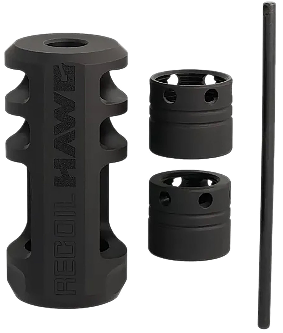 Browning 001293093 Xeno Recoil Hawg Black Matte M13x0.75 TPI 2.20" OAL