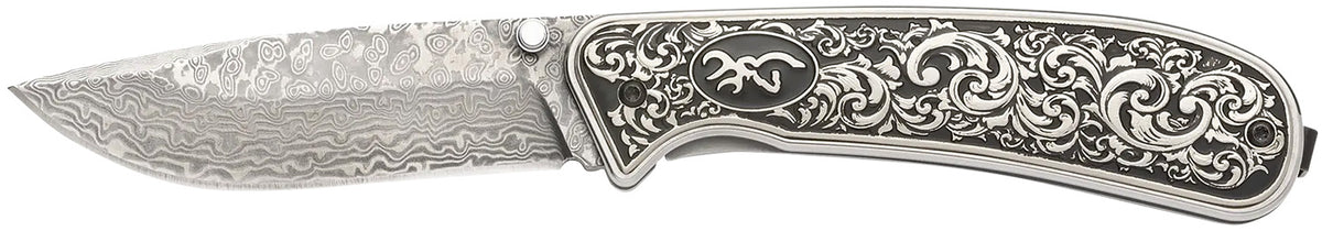 Browning Grand Pass Stainless Folding Knife 3220580B Boxed