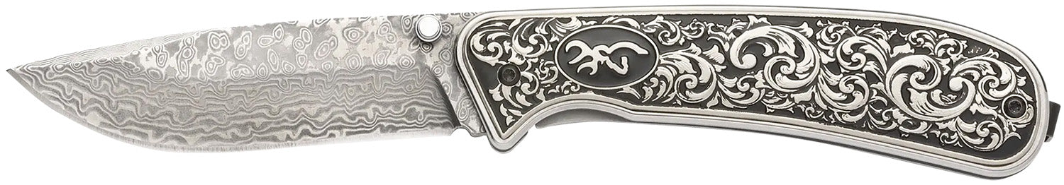 Browning Grand Pass Stainless Folding Knife 3220580B Boxed