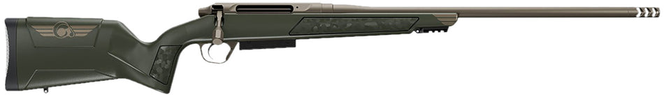 Christensen Arms 8011503600 Evoke 7mm BC 3+1 16.25" Bronze Cerakote Threaded Barrel, Bronze Cerakote Steel Drilled & Tapped Receiver, Picatinny Rail Forend, Gray w/Bronze Logo Polymer Stock