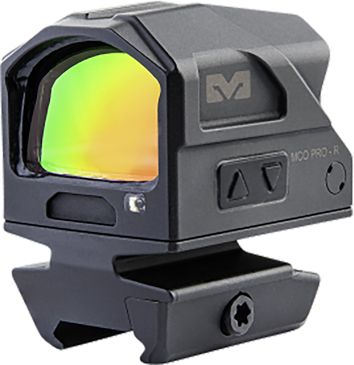 Meprolight MCO Pro 1x Reflex Sight, Shake Awake, 3-Segment Reticle, Matte Black