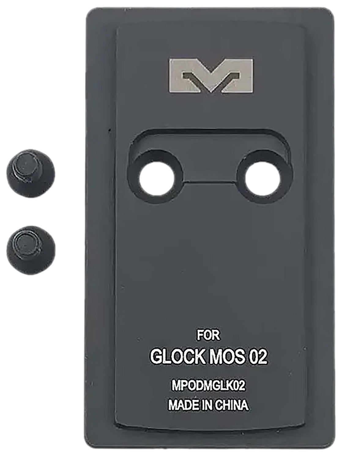 Meprolight USA MPO PRO-F CNC Aluminum Optic Plate Matte Black for Glock MOS Large Frame