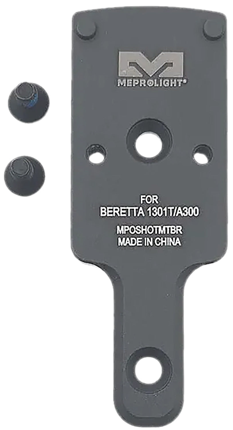 Meprolight USA MPO RMR Footprint Shotgun Plate Black CNC Aluminum Beretta 1301T/A300
