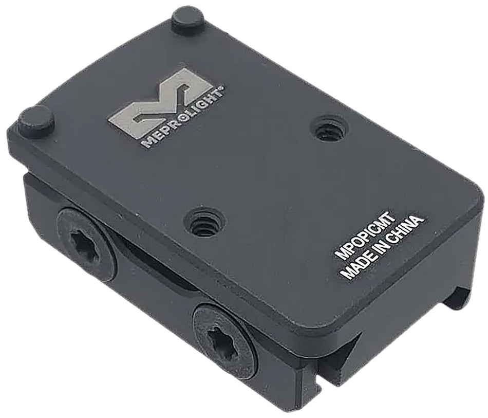 Meprolight USA 901141044 Picatinny Rail RMR Footprint Low Riser Mount Matte Black