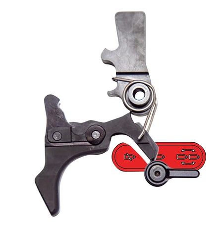 Franklin Armory Binary GEN 3 Curved Trigger Black 9mm for Ruger PC Platform