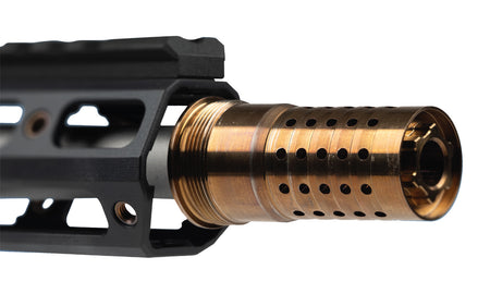 Q Cherry Bomb Muzzle Brake 8.6 Blackout Steel 5/8"x24 Threaded 2.27" OAL