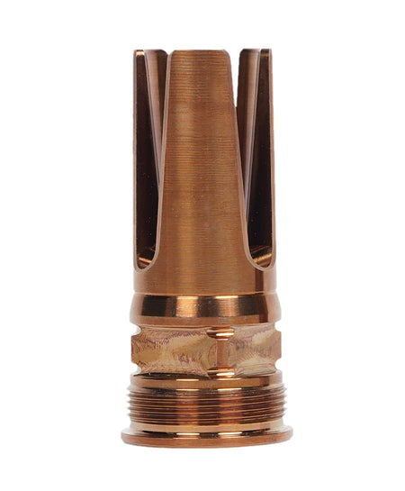 Q Flash Hider 8.6 Blackout Steel 5/8"x24 Threaded Muzzle Device 2.13" OAL